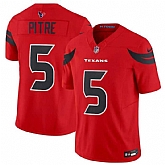 Men & Women & Youth Houston Texans 5 Jalen Pitre Red 2024 Alternate F.U.S.E Vapor Football Stitched Jersey,baseball caps,new era cap wholesale,wholesale hats